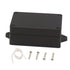 Zulkit Junction Box ABS Plastic Dustproof Waterproof IP65 Universal Electrical Boxes Project Enclosure with Fixed Ear Black 3.94 x 2.68 x 1.57 Inc...
