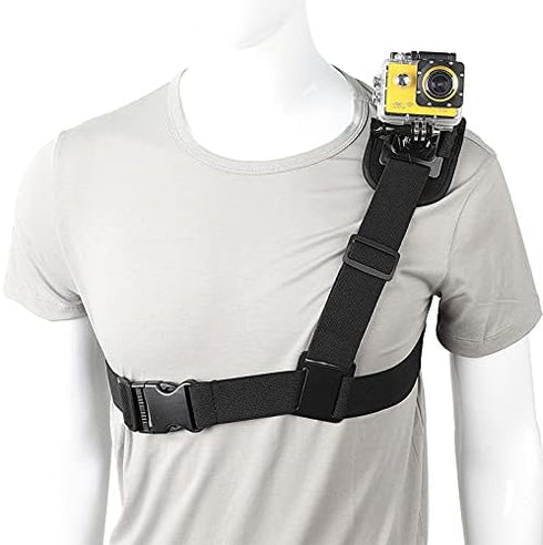 PellKing Single Shoulder Strap Mount Compatible for GoPro AKASO or Other Action Cameras...