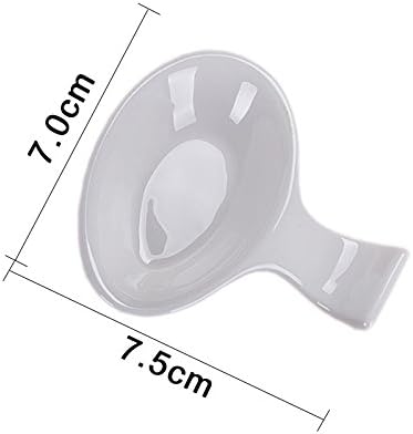 6 Pcs Chinese Fine Porcelain Chopsticks Spoon Fork Rest Holder Knife Holder (Set of 6)...