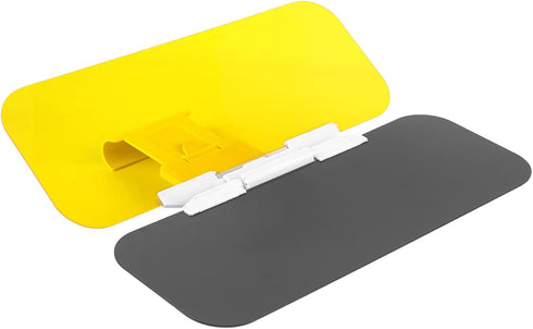 Car Sun Visor,2 in 1 Anti-Glare Visor Sun Visor Extender,Anti Glare Mirror,Car Transparent Anti Glare HD Glass Car Visor Extender Sun Blocker for ...