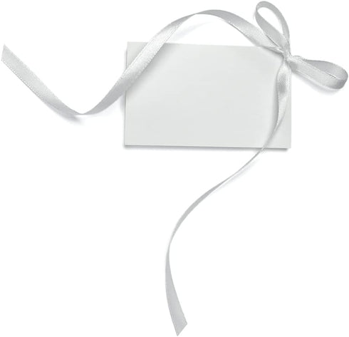 LIUYAXI Silver Double Faced Satin Ribbon, 1/8" X50 Yards, Thin Ribbons Perfect for Gift Wrapping DIY Craft Hair Bows Tag Floral Arrangement...