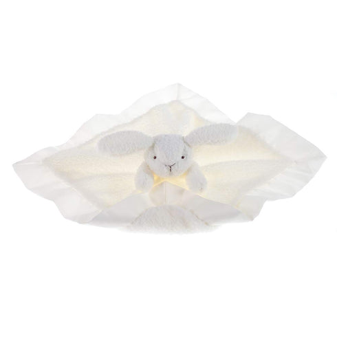 Apricot Lamb Stuffed Animals Soft Security Blanket White Bunny Rabbit Infant Nursery Character Blanket Luxury Snuggler Plush(White Bunny, 14 Inche...
