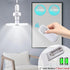 E27 LED Bulb Fan Blade Timing Lamp AC85-265V 28W Foldable Led Light Bulb Lampada for Home Ceiling Light with Remote Controller (Only Fan Bulb)...