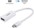 Philips Mini DisplayPort to HDMI Adapter, Unidirectional, Audio and Video, Full HD 1080p, 4K Ultra HD, Slim Compact Portable Design, White Cable, ...