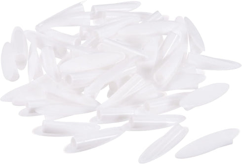MECCANIXITY 9mm Plastic Pocket Hole Plugs,Wood Plugs for Pocket Hole Jig Working Tool Accessories,White Pack of 50...