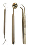 Dental Tools, Plaque Remover For Teeth Professional | Dental Hygiene Cleaning kit - Stainless Steel Tweezer With Free Mouth Mirror Floss Pick, Sca...