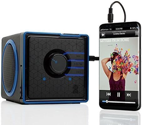 GOgroove SonaVERSE BX Wired Portable Speaker with USB Music Player - Cube Speaker with USB Flash Drive MP3 Input, 3.5mm AUX Port, Playback Buttons...