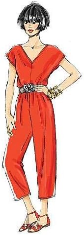 BUTTERICK PATTERNS B5652 Misses' Top, Dress, Caftan, Jumpsuit and Pants, Size ZZ (LRG-XLG-XXL)...