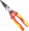 LAOA Needles Nose Pliers,Long Nose Pliers 1000 Volt VDE Insulated Electrician's Pliers with Stripping,Cutting Wire,Screwing Nails, Cutting,Clampin...