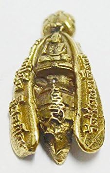 WitnyStore Tiny 1½" Buddhist Wasp Powerful of Millionaire Wealthy and Rich Prosperous Symbol Traditional Thai Belief Amulet Miniature Collectible ...
