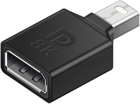 Mini Displayport to Displayport Adapter Converter Male to Female 8K60HZ Bi Directional Mutual Conversion Computer Host Graphics Card External DP M...