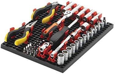 Organizer Genie - One Black Pegboard to organize your Sockets, Wrenches, Pliers, Screwdrivers, Bits and All Other Tools...