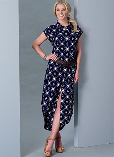 McCall's Patterns Misses' Button-Down Top, Tunic, Dresses and Belt Sewing Pattern, Y (XSM-SML-MED)...