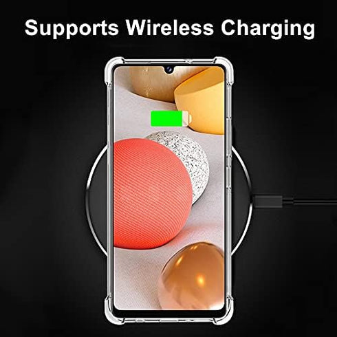 for Galaxy A03S Case(Not fit Galaxy A02S), Slim Flexible TPU for Girls Women Airbag Bumper Shock Absorption Rubber Soft Silicone Case Cover Fit fo...