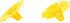 CHICIRIS 30 Set Hummingbird Feeder Flowers Hanging Bird Feeding Ports Replacement Parts for Bee Guards Feeding Hummingbird Outdoors Supplies(Yello...