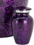Purple Mist Keepsake Cremation Urn for Ashes, Aluminum, Purple Urn, Keepsake Sized Cremation Urn, 3 Inches High...