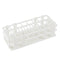 Plastic Test Tube Rack, 24 Holes?Test Tube Holder for 25 mm Test Tubes, White Vial Holder, Detachable Test Tube Holder Rack (1pcs?24 Holes?...