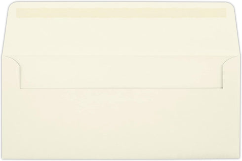 LUXPaper #10 Business Envelopes | 4 1/8" x 9 1/2" | Natural | 70lb. Text | 50 Qty...
