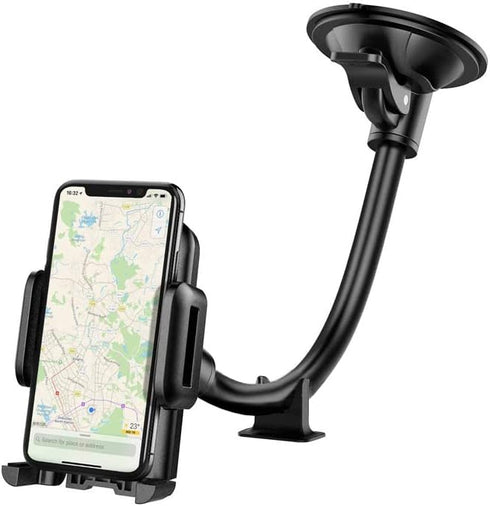 Car Phone Holder Mount, Cell Phone Holder for Car,Universal Car Phone Mount Windshield with Strong Suction, Anti-Shake Stabilizer Phone Car Holder...