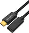 QiCheng&LYS USB C Extension Cable Type C Male to Female Thunderbolt 3 Extension Cable USB 3.1 (10 Gbps) Charging/Sync/ 4K Video/Audio (0.3m)...