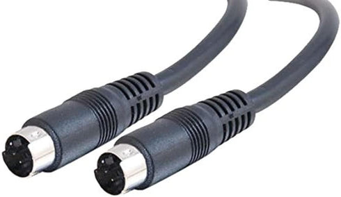 C2G Legrand S-Video Cable, Black S-Video Composite Cable, 12 Foot S-Video Interconnect Cable, Male to Male S-Video Cables, 1 Count, C2G 40916...