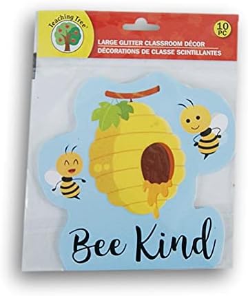 Bee Hive Paper Cut-Outs Shapes - "Bee Kind" Crafts - Bulletin Board Classroom Decor - 10 Count...