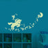 BENBO Wall Decals Glow in Dark Cute Horse Stars Fairytale Fairy Wall Stickers DIY Kids Girls Bedroom Home Nursery Room Wall Mural Decor...