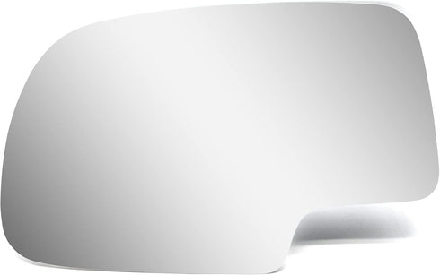Mirror Glass Replacement fit for 1999-2006 GMC SIERRA CHEVY SILVERADO 2000-2006 GMC YUKON CHEVY SUBURBAN TAHOE Driver Left Side Flat Glass With Ad...