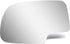 Mirror Glass Replacement fit for 1999-2006 GMC SIERRA CHEVY SILVERADO 2000-2006 GMC YUKON CHEVY SUBURBAN TAHOE Driver Left Side Flat Glass With Ad...