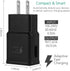 Adaptive Fast Wall Adapter Micro USB Charger for Motorola Moto E5/E5 Plus/E5 Play/E6/E6 Plus/E7 Plus/E6i Cruise Bundled with UrbanX Micro USB Cabl...