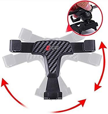 BEERTE Phone Holder fit for Mazda CX-5 2017-2025 Adjustable Air Vent Car Dashboard Cell Phone Mount Carbon Fiber Pattern Gravity Phone Mount fit f...