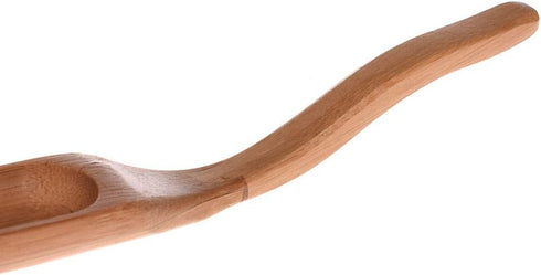 3 Pieces Wooden Loose Tea Scoops, Natural Bamboo Wood Spoons for Scooping Coffee Powder, Spices and Condiments, Long Handle 7"...