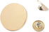 MAHAVIMOKSA 10pcs Flat Surface Metal Buttons Pins No Sew & No Tools Instant Replacement Snap Tack Button for Craft Clothing Coat Pant Bag Purse (G...
