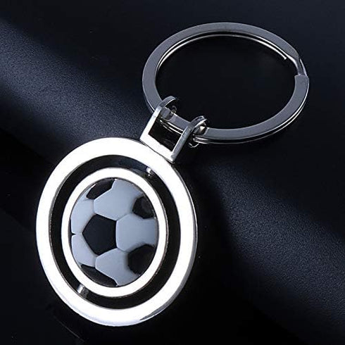 Rotatbale Basketball Soccer Golf Ball Keychains for Boys Girls Womens Mens Ball Related Gift for Birthday Christmas Souvenir...