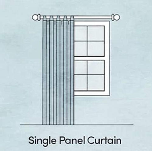 V Luxury Jacquard Curtain Panel with Attached Waterfall Valance, 54 by 84-Inch Ashley Taupe...