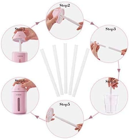 Filter Cotton Sticks Sponge Sticks Refill Replacement Wicks for Mini Portable USB Humidifier and Mini Diffusers 10 Pack 8 x 123mm...