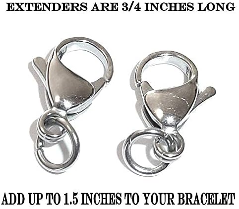 Hidden Hollow Beads Women's 6" Medical Alert ID Interchangeable Replacement Bracelet, Identification vital info tag (Breast Cancer Awareness)...