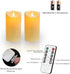Waterproof Flameless Candle with Remote Control Timer Outdoor LED Pillar Candles Height 6'' Diameter 3.15 '' Candle Set of 2...