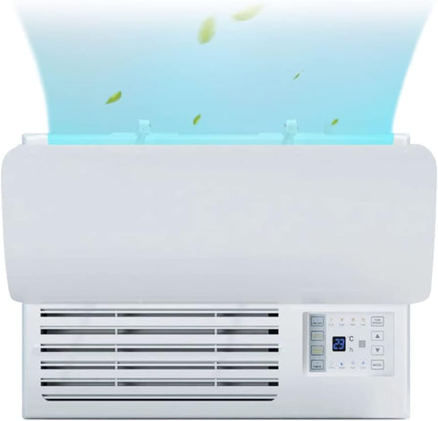Air Conditioner Deflector for Window Units, Universal Adjustable Air Conditioning Deflector Anti-Wind Baffles Anti Direct Blowing Windshield Wind ...