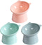 LIFKOME 3PCS Cat Bowls, Elevated Cat Bowls, Raised Cat Bowls for Food and Water, Raised Cat Bowl, Plastic Tilted Pet Bowl Pet Food Bowl for Flat- ...