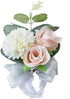 MOJUN Boutonniere and Wrist Corsage Set Wedding Flowers Accessories Prom Suit Decoration...
