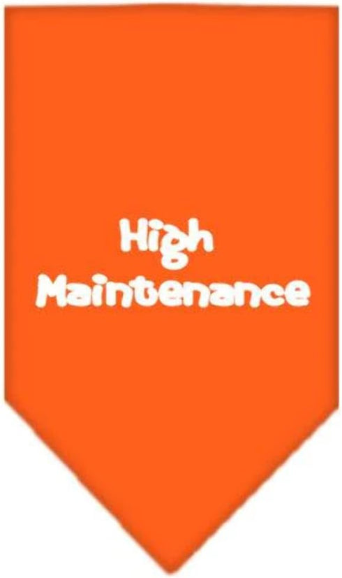 Mirage Pet Products High Maintenance Screen Print Bandana for Pets, Small, Lime Green...