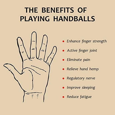 BRABUD 1.4'' Chinese Exercise Baoding Balls Dark Grey Marble Health Stress Relieve with No Chimes BS021...