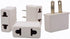 European to US Plug Adapter, 4 Pack Universal Input UK/EU/AU/Asia to USA/Canada/Mexico Adapter Travel Power Plug Adapter Converters(White)...
