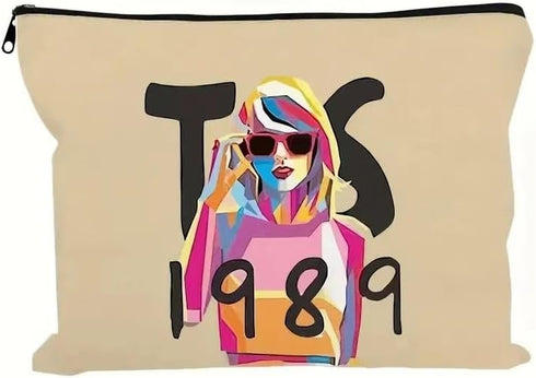 Female Fan Gift Series, Album Inspiration Gift, Makeup Bag, Singer Product Music Enthusiast Gift, Zipper Bag Makeup Bag(TS006)...