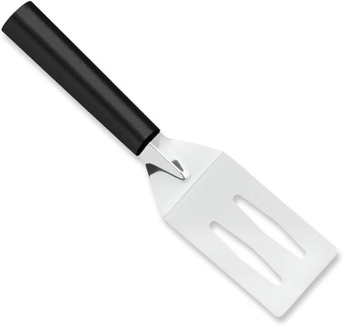 Rada Cutlery Spatula (W214), 3.38x2" Stainless Steel Face, 8.75" Length, Stainless Steel Hollow Ground Blade, Made in USA, Black Handle...