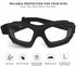 Motorcycle Goggles For Men: Heavy-Duty Motorcycle Riding Goggles w/Hard Case, Cleaning Cloth, & Pouch...