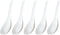5 Pcs Reusable Plastic Chinese Soup Spoon for Ramen, Soup, Fried Rice, Mapo Tofu and Rice Porridge, Heat Resistant, Unbreakable....
