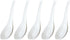 5 Pcs Reusable Plastic Chinese Soup Spoon for Ramen, Soup, Fried Rice, Mapo Tofu and Rice Porridge, Heat Resistant, Unbreakable....