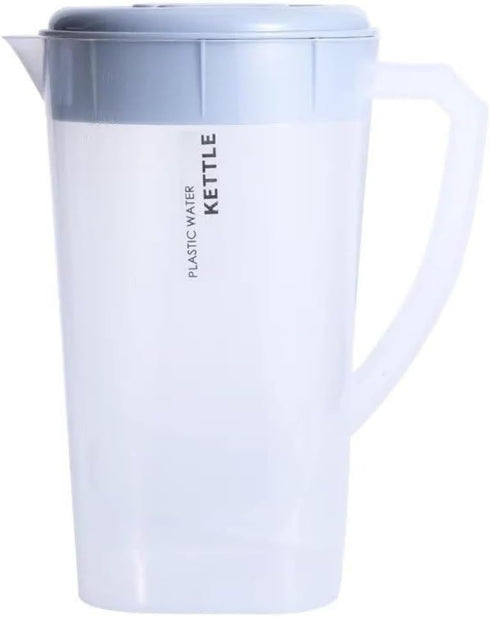 3 Litre/0.79 Gallon Plastic Pitcher with LidBPA-FREE Eco-Friendly juice containers with lids Water Jug for Hot/Cold Juice Beverage Ice Tea Kettle ...